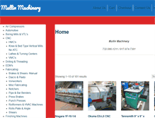 Tablet Screenshot of mullinmachinery.com